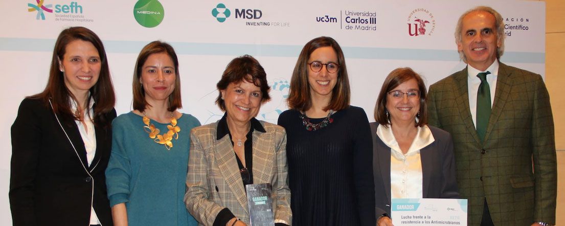 Ana Argelich, Martha Kestler, María Sanjurjo, Esther Chamorro, Patricia Muñoz y Enrique Ruiz Escudero.   
