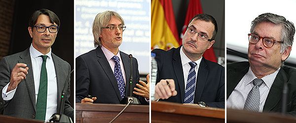 Bernardo Ybarra, Íñigo de Miguel, Jaime Noguera y Rafael Gomáriz.