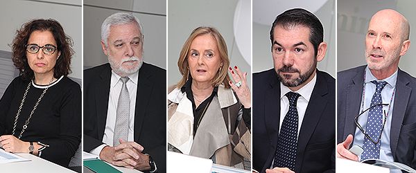 Concha Toribio, Ángel Gayete, Margarita Alfonsel, David García y Carlos Cisternas.