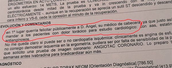 Fotografía de la felicitación que López Hernanz recibió en el whatsapp.