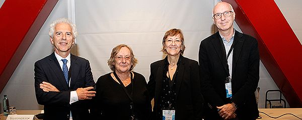 Ricardo Gómez Huelgas, Núria Cuxart, Roser Solans y Emilli Sacanella