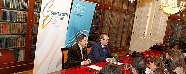 Los presidentes de Semergen y SEMG, durante la rueda de prensa.