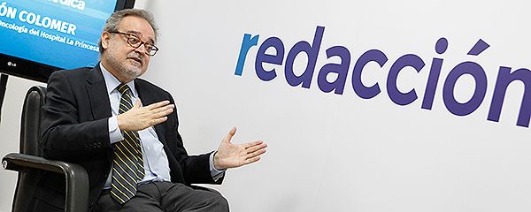 Colomer, en un momento de la entrevista.