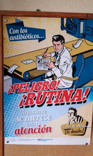 El polémico cartel.