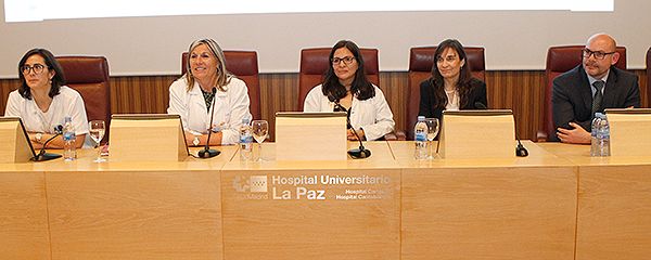 Samara Palma Milla, Carmen Gómez, Patricia Ysabel Condorhuamán, Pilar Matía y Alfredo Koning.