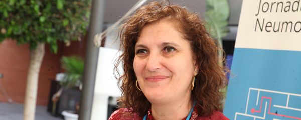 Eva Sáez Torralba, durante un momento de la entrevista con Redacción Médica que tuvo lugar en Málaga.