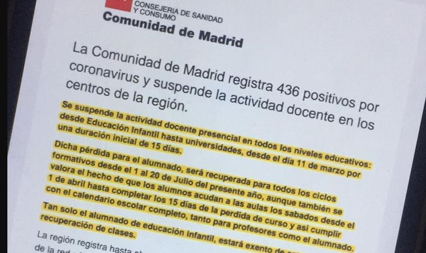 La nota falsa.
