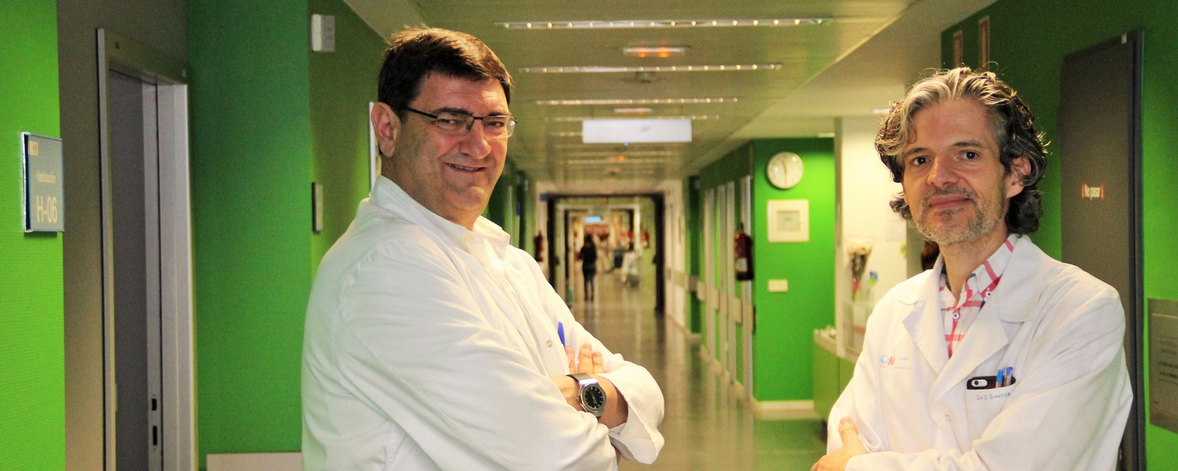 Ignacio Cristóbal junto a Javier García Santos.