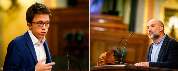 Iñigo Errejón y Nestor Rego. 