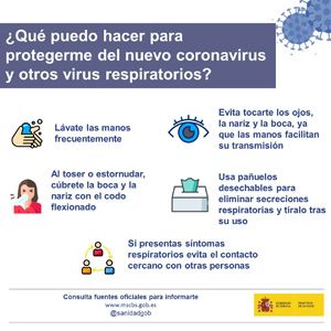 Medidas oficiales del Ministerio de Sanidad ( haz click para ampliar).