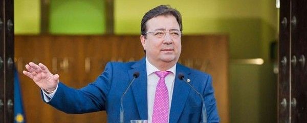 El presidente extremeño, Guillermo Fernández Vara.