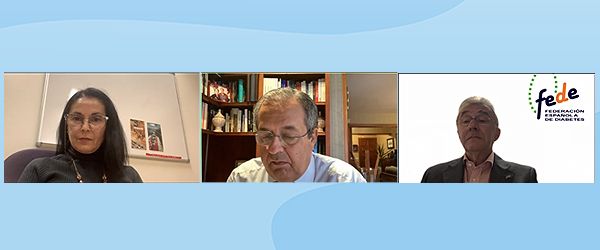 Esther Carmona, Antonio Alarcó y Aureliano Ruiz durante el encuentro digital. 