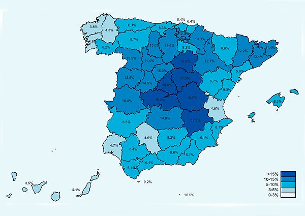Prevalencia global de anticuerpos IgG anti SARS-CoV-2 (prevalencia acumulada Rondas 1-4). Resultados del test rápido. Pulse en la foto para ampliar. 