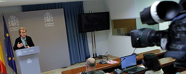 Fernando Simón durante la rueda de prensa.