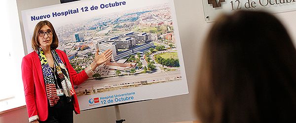 Ana Cabrero explica en qué consiste la remodelación del Hospital 12 de octubre.
