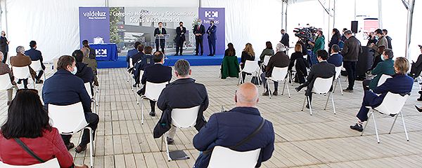 Acto de inauguración de las obras del nuevo Hospital de HM en Rivas Vaciamadrid.