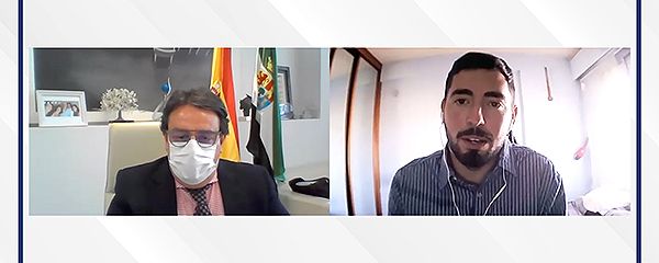 José María Vergeles durante su entrevista.