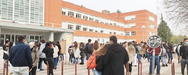 Instantes previos al inicio del examen MIR 2021. 