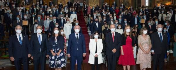 Un momento del acto de la toma de posesión. 