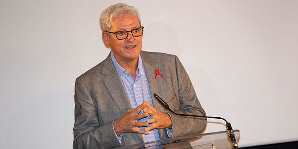 Ricardo Moreno durante su intervención en la presentación del documental.