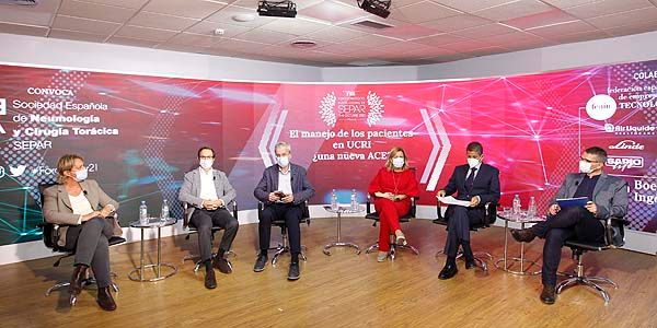 Sarah Béatrice Heili, Álvaro Castellanos, Francisco García Río, Gloria Sánchez, Pedro Rodríguez y Roberto Cabestre.