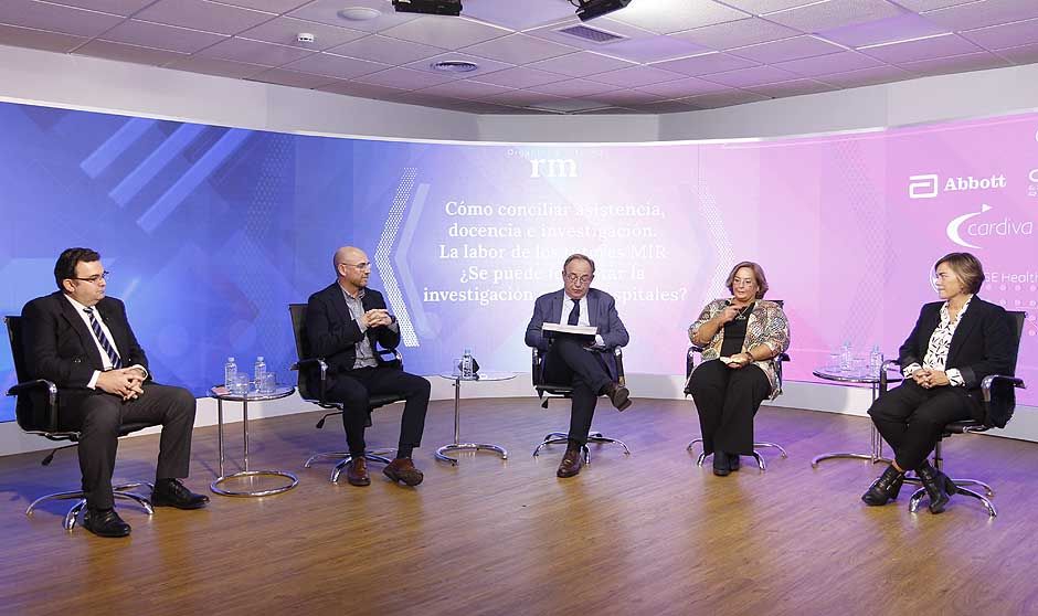 Vicente Caballero, Francisco José Ponce, José Javier Castrodeza, Pilar Bartolomé y Asunción Sánchez