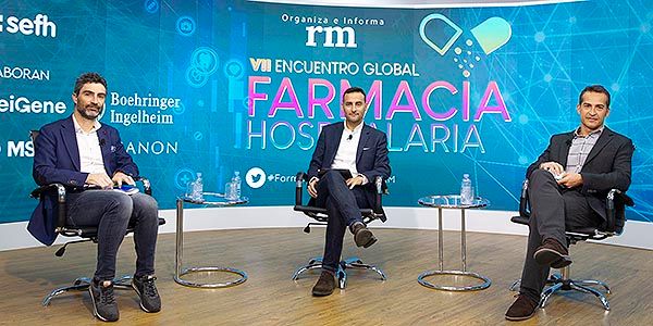 Ponentes de la mesa ‘Retos en la evaluación y selección de medicamento’.