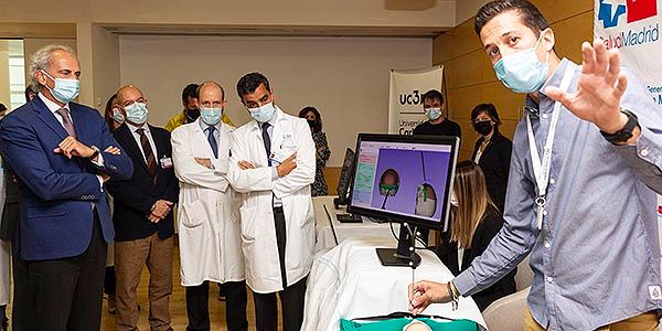 Pequeña demostración de la técnica, pionera a nivel mundial.