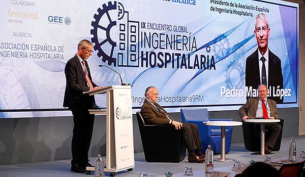 Un momento de la inauguración del IX Encuentro Global de Ingeniería Hospitalaria. 