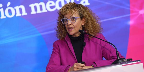 Blanca San José Montano, durante su intervención.