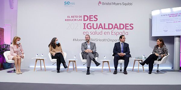 Un momento de la presentación 'El reto de reducir las desigualdades en Salud en España'.