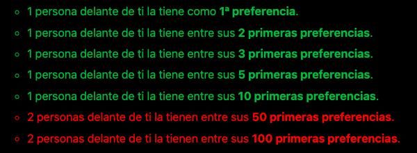 Ejemplo sobre los resultados de la app TuPlazaFSE