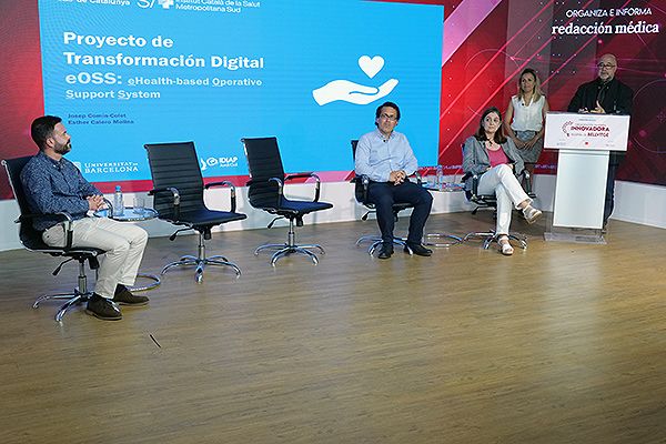 Josep Comín durante su intervención.