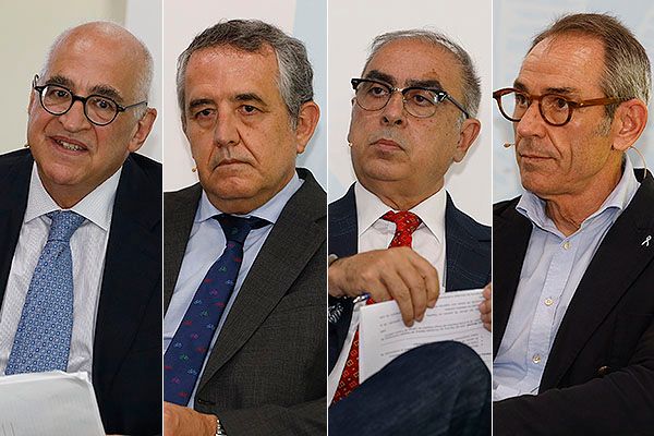 Federico Plaza, Bartomeu Massuti, José Martínez Ólmos y Bernard Gaspar.