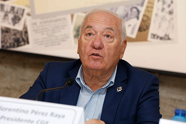 El presidente del Consejo General de Enfermería, Florentino Pérez Raya. 