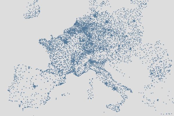 Mapa elaborado con datos del Eurostat.