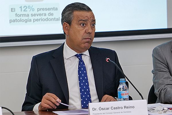 Óscar Castro, presidente del Consejo General de Dentistas.