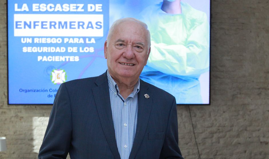 Florentino Pérez Raya, presidente del Consejo General de Enfermería (CGE). 