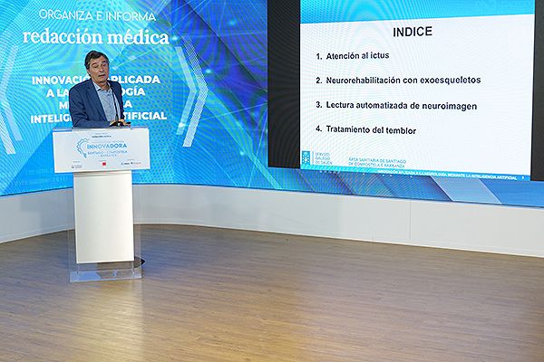José María Prieto interviene en la jornada Organización Sanitaria Innovadora Área de Santiago de Compostela y Barbanza.