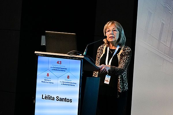 Lèlita Santos, presidenta de la Sociedad Portuguesa de Medicina Interna.