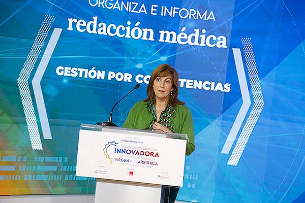 Miranda López ha explicado el plan de gestión por competencias desarrollado en el Hospital Clínico Universitario Virgen de la Arrixaca