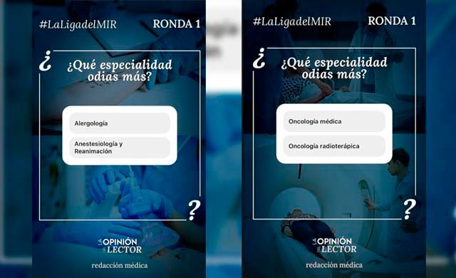 Captura de las stories de encuestas publicadas en Instagram.