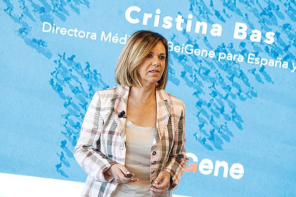 Cristina Bas, directora médica de Beigene España y Portugal.