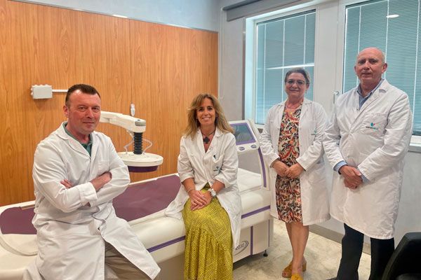 Los facultativos Quero, Montañés, Ramos y Virizuela.