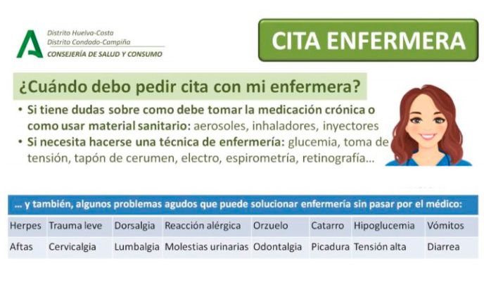 Cartel de la Consejería. Foto publicada por el Sindicato Médico Andaluz.