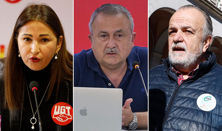 Ana Francés, Humberto Muñoz y Fernando Hontangas.