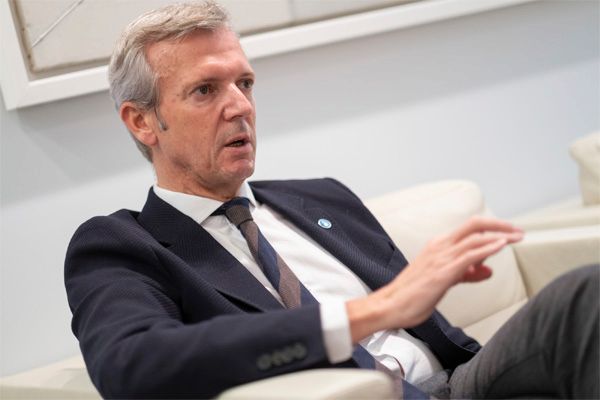 El candidato del PP a la Xunta de Galicia, Alfonso Rueda. 