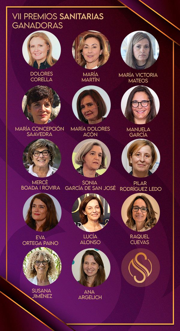 Ganadoras de los VII Premios Sanitarias.