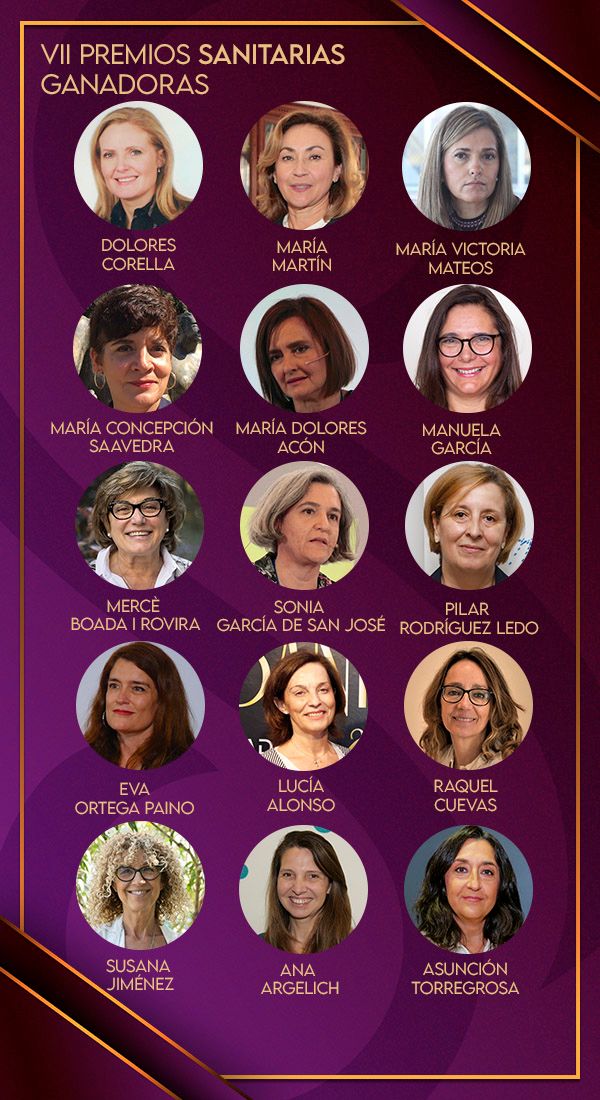 Ganadoras de los VII Premios Sanitarias.