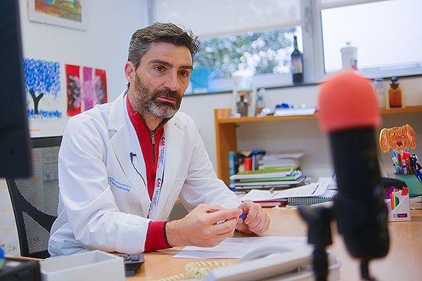 Mario García, jefe del Servicio de Farmacia Hospitalaria en el Hospital de Fuenlabrada.